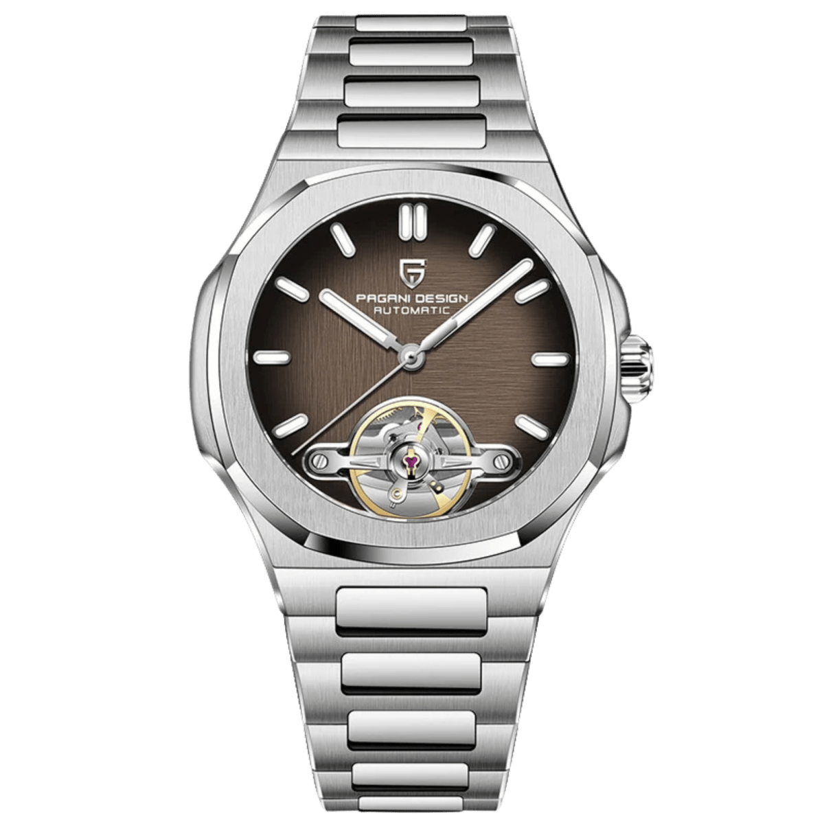 Pagani Design PD-YS025 – Squelette Open-Heart — Noir